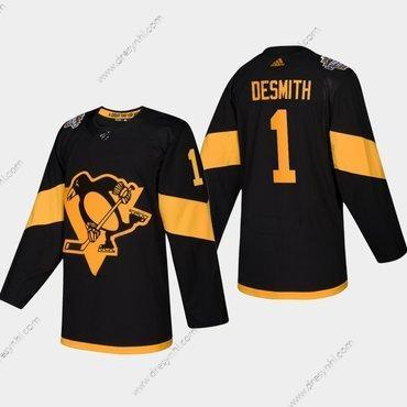 #1 Casey Desmith Pittsburgh Penguins Coors 2019 Stadium Series Černá Autentické dres – Pánské