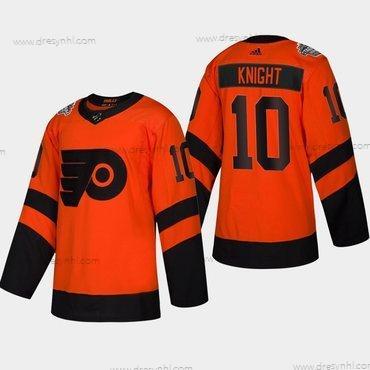 #10 Corban Knight Philadelphia Flyers Coors 2019 Stadium Series Oranžová Autentické dres – Pánské