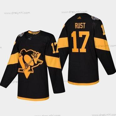 #17 Bryan Rust Pittsburgh Penguins Coors 2019 Stadium Series Černá Autentické dres – Pánské