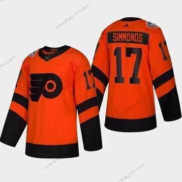 #17 Wayne Simmonds Philadelphia Flyers Coors 2019 Stadium Series Oranžová Autentické dres – Pánské