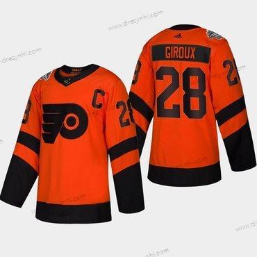 #28 Claude Giroux Philadelphia Flyers Coors 2019 Stadium Series Oranžová Autentické dres – Pánské