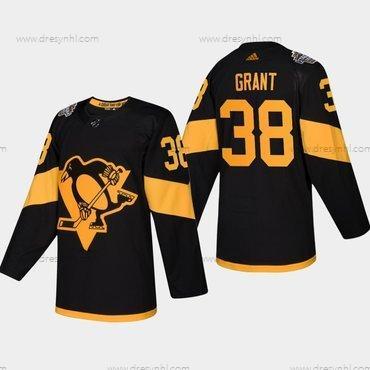 #38 Derek Grant Pittsburgh Penguins Coors 2019 Stadium Series Černá Autentické dres – Pánské