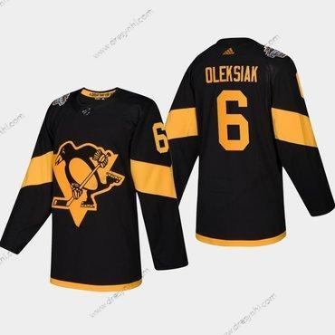 #6 Jamie Oleksiak Pittsburgh Penguins Coors 2019 Stadium Series Černá Autentické dres – Pánské