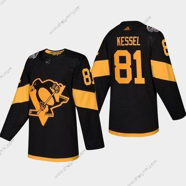 #81 Phil Kessel Pittsburgh Penguins Coors 2019 Stadium Series Černá Autentické dres – Pánské