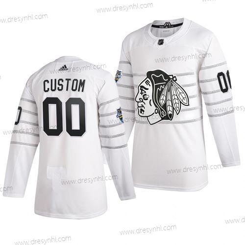 Adidas 2020 NHL All-Star Game Personalizované Chicago Blackhawks Autentické Bílý dres – Pánské