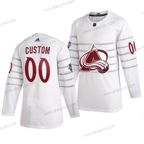 Adidas 2020 NHL All-Star Game Personalizované Colorado Avalanche Autentické Bílý dres – Pánské