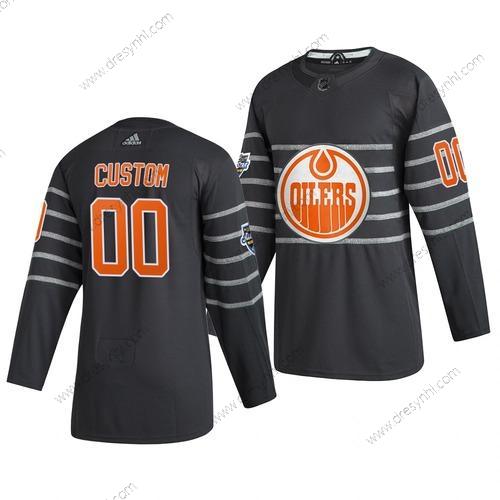 Adidas 2020 NHL All-Star Game Personalizované Edmonton Oilers Autentické Šedá dres – Pánské