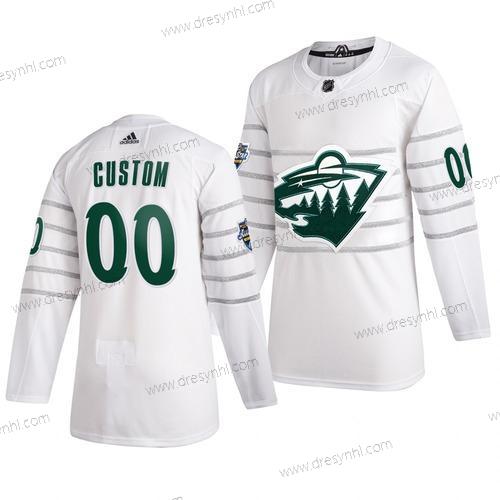 Adidas 2020 NHL All-Star Game Personalizované Minnesota Wild Autentické Bílý dres – Pánské