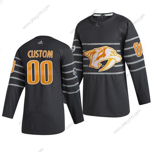 Adidas 2020 NHL All-Star Game Personalizované Nashville Predators Autentické Šedá dres – Pánské