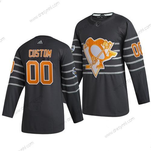 Adidas 2020 NHL All-Star Game Personalizované Pittsburgh Penguins Autentické Šedá dres – Pánské