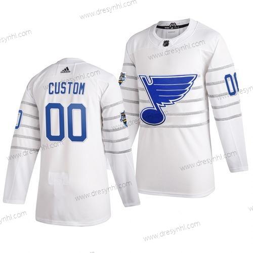 Adidas 2020 NHL All-Star Game Personalizované St. Louis Blues Autentické Bílý dres – Pánské