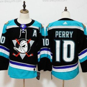 Adidas Anaheim Ducks #10 Corey Perry Černá Náhradní Autentické Hráč dres – Pánské