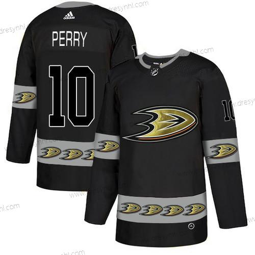 Adidas Anaheim Ducks #10 Corey Perry Černá Tým Logos dres – Pánské