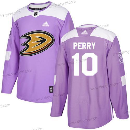 Adidas Anaheim Ducks #10 Corey Perry Nachový Autentické Bojuje proti rakovině Sešitý NHL dres – Juniorské