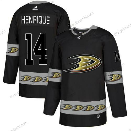 Adidas Anaheim Ducks #14 Adam Henrique Černá Tým Logos dres – Pánské