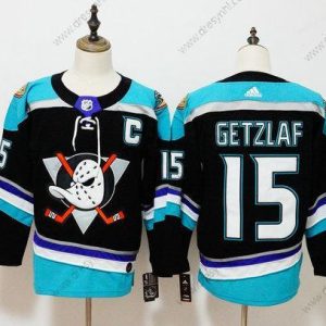 Adidas Anaheim Ducks #15 Ryan Getzlaf Černá Náhradní Autentické Hráč dres – Pánské