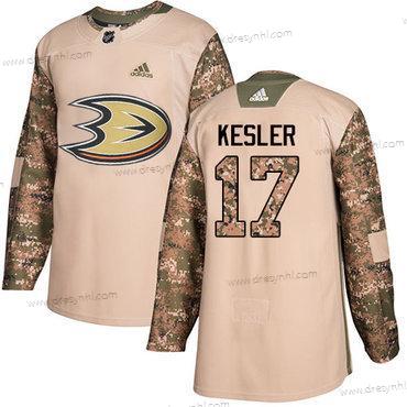 Adidas Anaheim Ducks #17 Ryan Kesler Camo Autentické 2017 Veterans Day Sešitý NHL dres – Juniorské