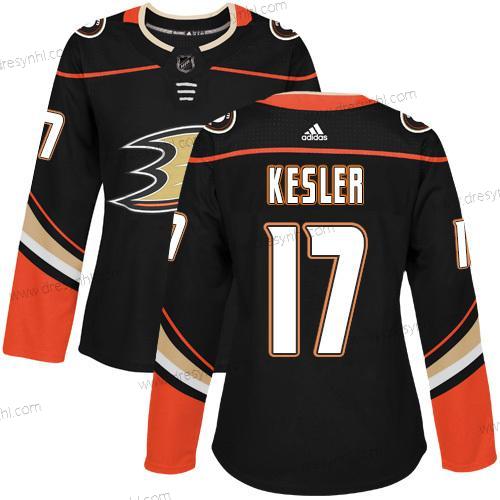 Adidas Anaheim Ducks #17 Ryan Kesler Černá Domácí dres Autentické Sešitý NHL dres – Dámské