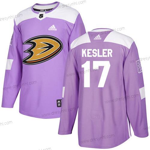 Adidas Anaheim Ducks #17 Ryan Kesler Nachový Autentické Bojuje proti rakovině Sešitý NHL dres – Pánské