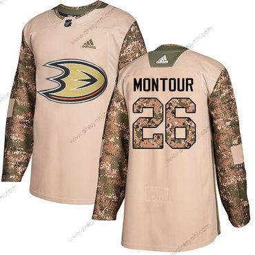 Adidas Anaheim Ducks #26 Brandon Montour Camo Autentické 2017 Veterans Day Sešitý NHL dres – Juniorské