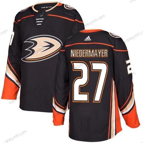 Adidas Anaheim Ducks #27 Scott Niedermayer Černá Domácí dres Autentické Sešitý NHL dres – Pánské