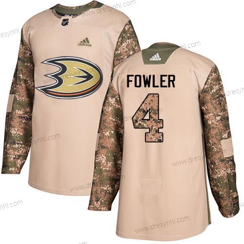 Adidas Anaheim Ducks #4 Cam Fowler Camo Autentické 2017 Veterans Day Sešitý NHL dres – Pánské