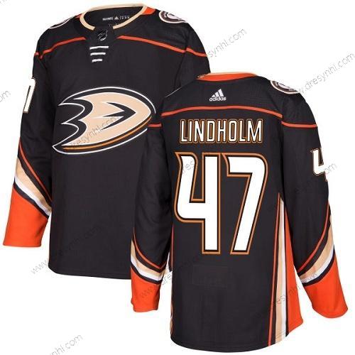 Adidas Anaheim Ducks #47 Hampus Lindholm Černá Domácí dres Autentické Sešitý NHL dres – Pánské