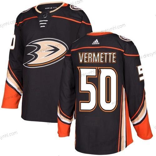 Adidas Anaheim Ducks #50 Antoine Vermette Černá Domácí dres Autentické Sešitý NHL dres – Pánské