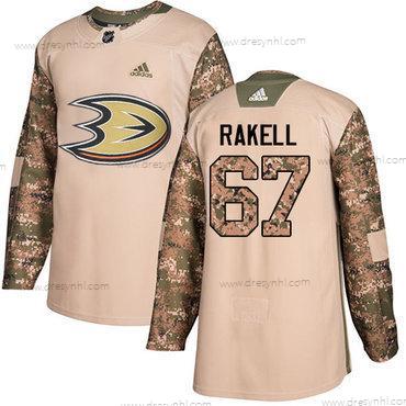 Adidas Anaheim Ducks #67 Rickard Rakell Camo Autentické 2017 Veterans Day Sešitý NHL dres – Juniorské