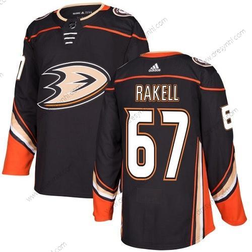 Adidas Anaheim Ducks #67 Rickard Rakell Černá Domácí dres Autentické Sešitý NHL dres – Pánské