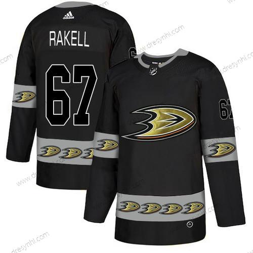 Adidas Anaheim Ducks #67 Rickard Rakell Černá Tým Logos dres – Pánské