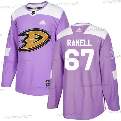 Adidas Anaheim Ducks #67 Rickard Rakell Nachový Autentické Bojuje proti rakovině Sešitý NHL dres – Juniorské