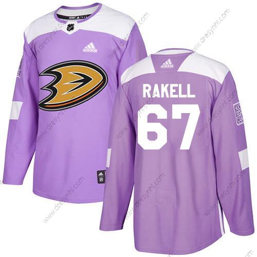 Adidas Anaheim Ducks #67 Rickard Rakell Nachový Autentické Bojuje proti rakovině Sešitý NHL dres – Pánské