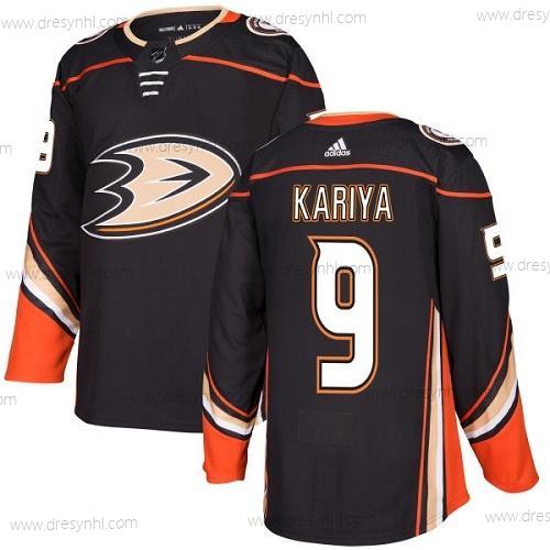 Adidas Anaheim Ducks #9 Paul Kariya Černá Domácí dres Autentické Sešitý NHL dres – Juniorské