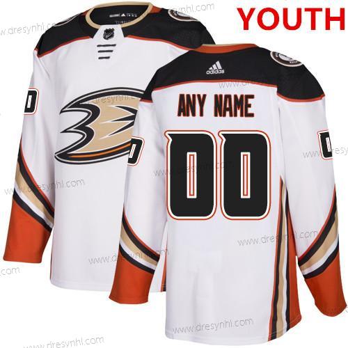 Adidas Anaheim Ducks Personalizované Bílý Autentické dres – Juniorské