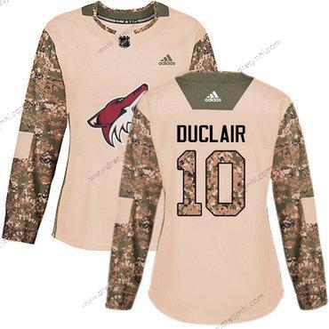 Adidas Arizona Coyotes #10 Anthony Duclair Camo Autentické 2017 Veterans Day Sešitý NHL dres – Dámské