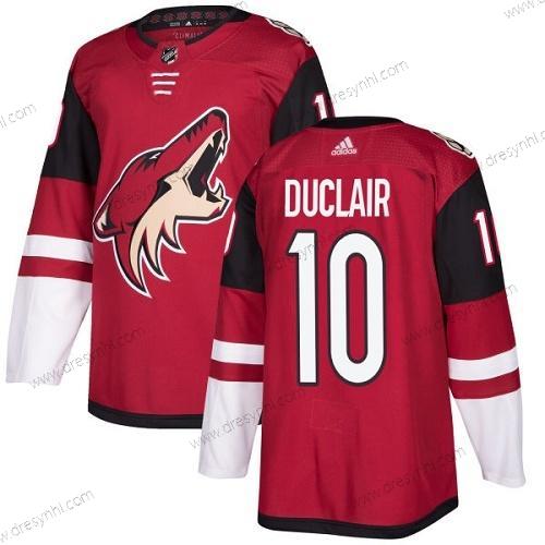 Adidas Arizona Coyotes #10 Anthony Duclair Červené Domácí dres Autentické Sešitý NHL dres – Pánské