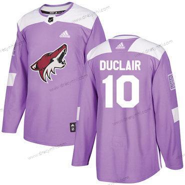 Adidas Arizona Coyotes #10 Anthony Duclair Nachový Autentické Bojuje proti rakovině Sešitý NHL dres – Pánské