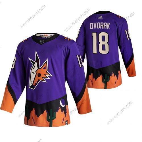 Adidas Arizona Coyotes #18 Christian Dvorak Nachový 2020-21 Obrácený Retro Náhradní NHL dres – Pánské