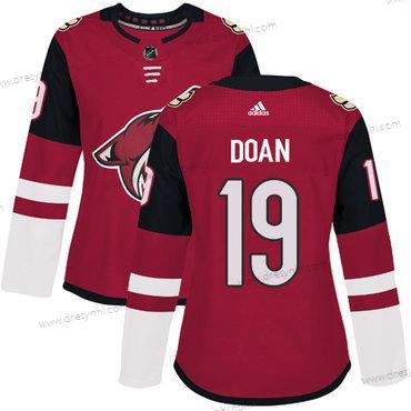 Adidas Arizona Coyotes #19 Shane Doan Červené Domácí dres Autentické Sešitý NHL dres – Dámské