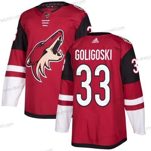 Adidas Arizona Coyotes #33 Alex Goligoski Červené Domácí dres Autentické Sešitý NHL dres – Pánské