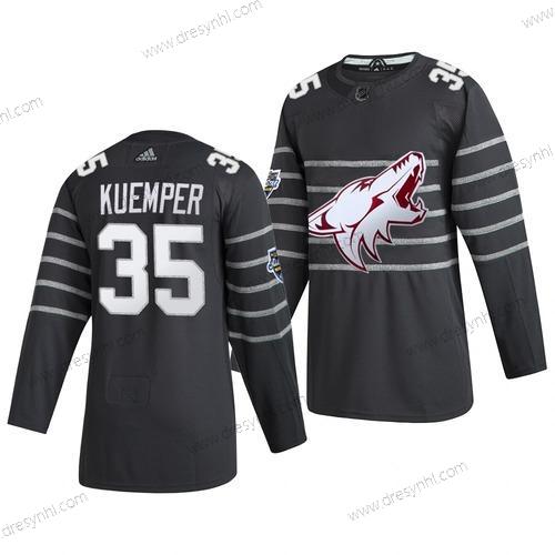 Adidas Arizona Coyotes #35 Darcy Kuemper Šedá 2020 NHL All-Star Game dres – Pánské