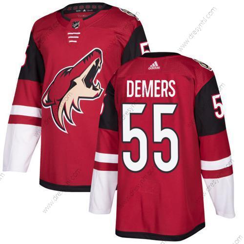 Adidas Arizona Coyotes #55 Jason Demers Červené Domácí dres Autentické Sešitý NHL dres – Pánské