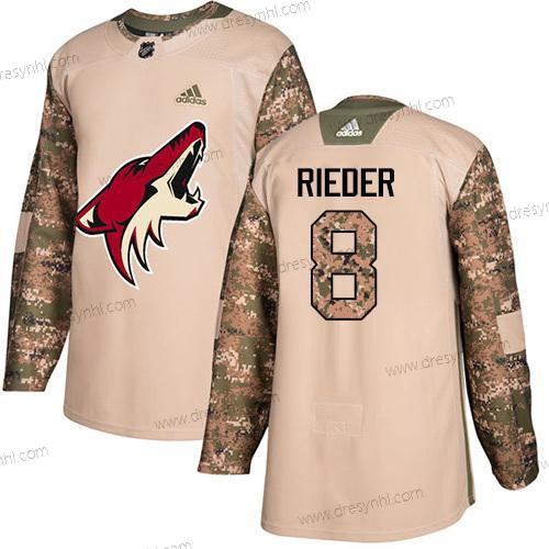 Adidas Arizona Coyotes #8 Tobias Rieder Camo Autentické 2017 Veterans Day Sešitý NHL dres – Pánské