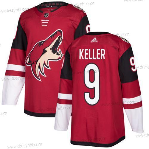 Adidas Arizona Coyotes #9 Clayton Keller Červené Domácí dres Autentické Sešitý NHL dres – Pánské