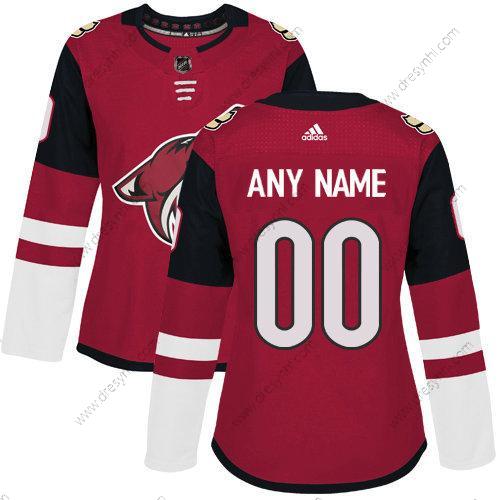 Adidas Arizona Coyotes Personalizované Autentické Červené Domácí dres NHL dres – Dámské