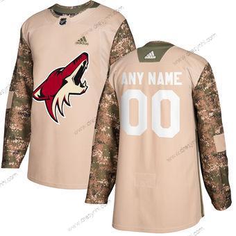 Adidas Arizona Coyotes Personalizované Camo Veterans Day Tréninkový dres – Pánské