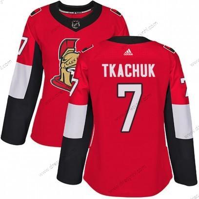 Adidas Autentické Ottawa Senators #7 Brady Tkachuk Domácí dres Červené dres – Dámské