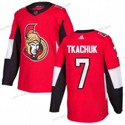 Adidas Autentické Ottawa Senators #7 Brady Tkachuk Domácí dres Červené dres – Pánské