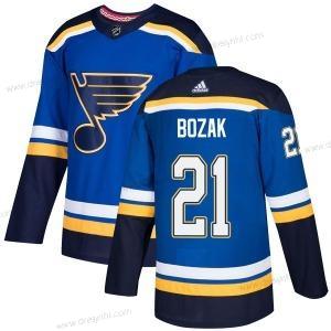 Adidas Autentické St. Louis Blues #21 Tyler Bozak Modrý Domácí dres Official dres – Pánské